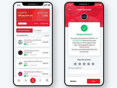 Discount Club Membership App Design dashboard deals design discount discount club ios mobile app mobile app design mobile ui ui ui ux