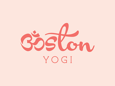 Boston Yogi boston branding branding and identity design logo logo design logo type logodesign logotype typography yoga yoga logo yogi