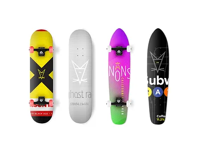 Skateboards, beer and rats. Three of my favorite things. beer branding design icons illustration rats skateboard type