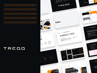 Treqq Brand Book brand brand book brand guidelines branding guidelines identity identity branding logo styleguide