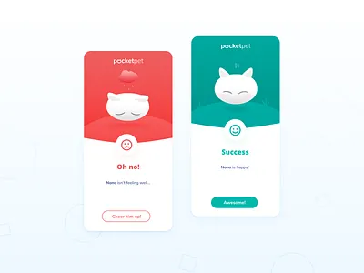 Flash Message - error / success (Daily UI #011) 2d app concept daily ui daily ui daily ui 011 dailyui dailyui 011 dailyui011 design error mobile mobile app success ui ui design uidesign ux ux design uxdesign