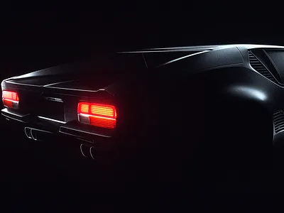 De Tomaso - Pantera 3d 3dart art artdirection automitive behance c4d car cars cgi cinema4d creative dark design direction lighting octane project render