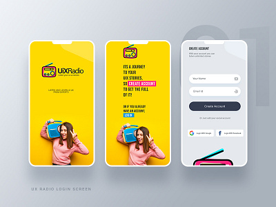 Login Screen Of Story Podcast #DailyUI 01 app branding creative dailyui interaction login screen mobile app ui ui design ux