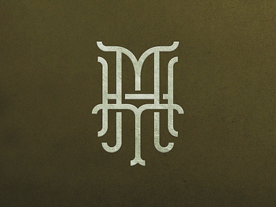 MTH Monogram fancy icon lockup logo monogram mth ornate symbol