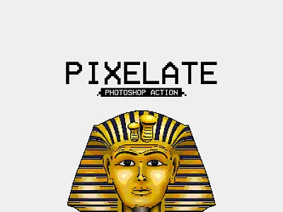 Pixelate Photoshop Action 8 bit photoshop photoshop action pixelart sprites