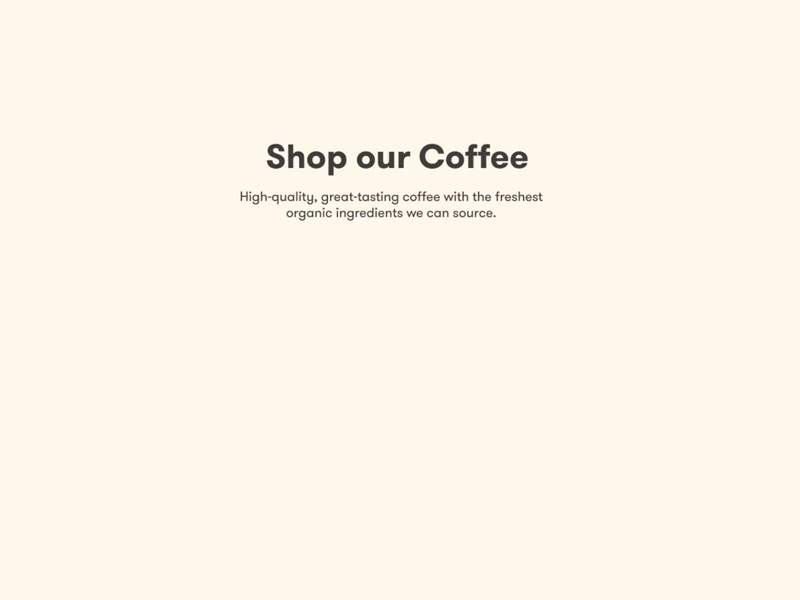 RISE Cold Brew hover animation beverage coffee consumer branding consumer goods e commerce e commerce design hover state promotional design shop shopify shopify store testimonials ui ui design