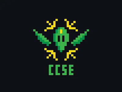 CCSE alien ccse folk geometric mask pixel romanian sticker traditional