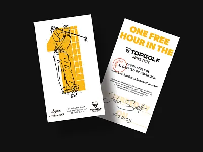 One Free Hour in the TopGolf Swing Suite art brand branding character clean color design designer flat graphic grid identity illustration illustrator layout lettering logo type typography vector