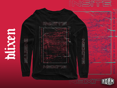 BLIXEN - ON SALE! alternative band merch clothing design colorful design distressed illustration logo red sea streetwear textures tshirt