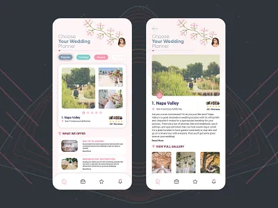 Wedding Planner App Concept app concept appconcept appdesign coloful concept design conceptual design exploration management app management system manager planners trendy design ui uidesign userinterface ux webui wedding wedding invitation
