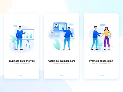 Chief Business Card drawing illustration the splash screen