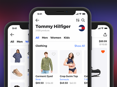 Sector UI Kit. E-commerce brand page digital goods e commerce app e commerce design e commerce shop prototyping template