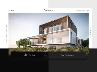 Auhaus Architecture + Interiors - Web Design branding design graphic design identity illustration type web
