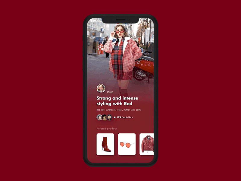Daily Interaction_Musinsa animation fashion interaction protopie ui