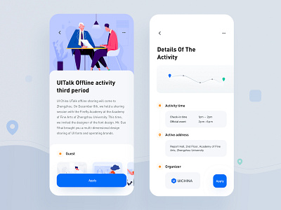 Participate in activities app design rdd ui