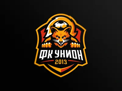 FOX concept design esport football fox mascot sport team