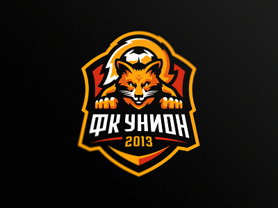 FOX concept design esport football fox mascot sport team