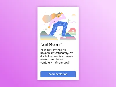 404 Screen Concept app dailyui design ui vector
