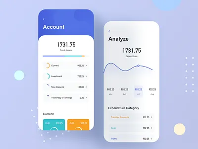 Finance App5 app design finance app ui
