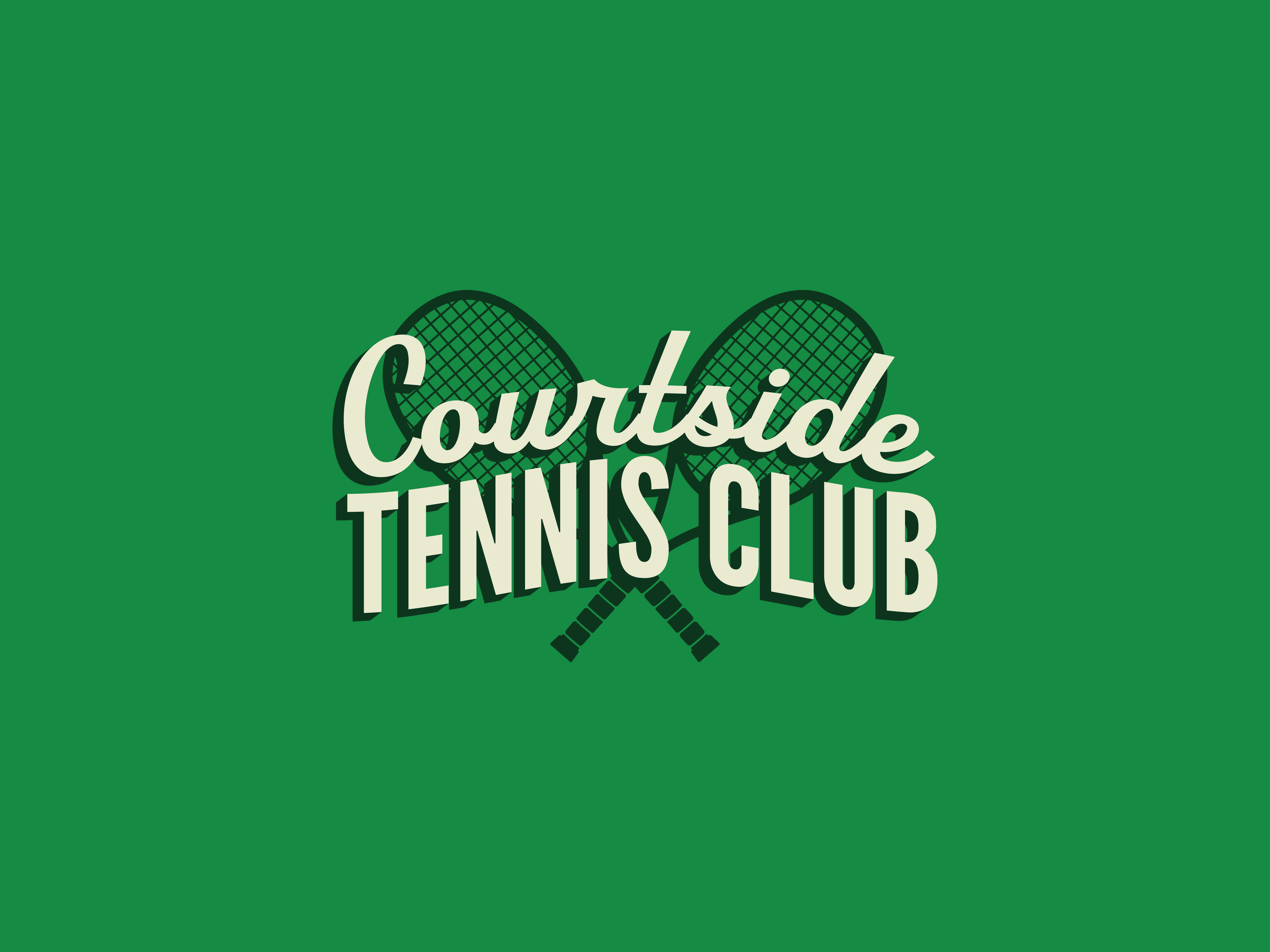 Courtside Tennis Club by EllisDesignCo on Dribbble