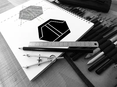 C & H Monogram branding clean design flat identity illustration illustrator lettering logo minimal type typography vector