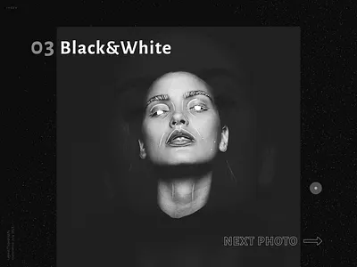 Typography / Layout exploration vol.2 - Black&White blackandwhite clean exploration freefont google font illustration landing layout layout exploration layoutdesign lineart minimal modern typo typography ui