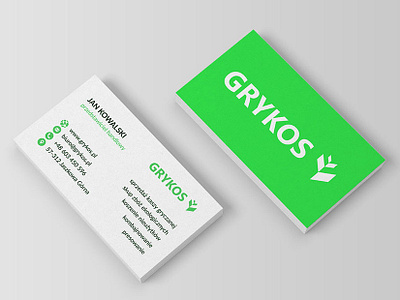 GRYKOS Brand Identity brand identity branding corporate identity graphic design grykos logo typography vector