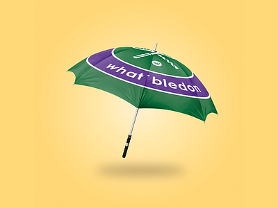 What'Bledon branding campaing colored creative design identity illustration illustrator inspiration roland garros tennis