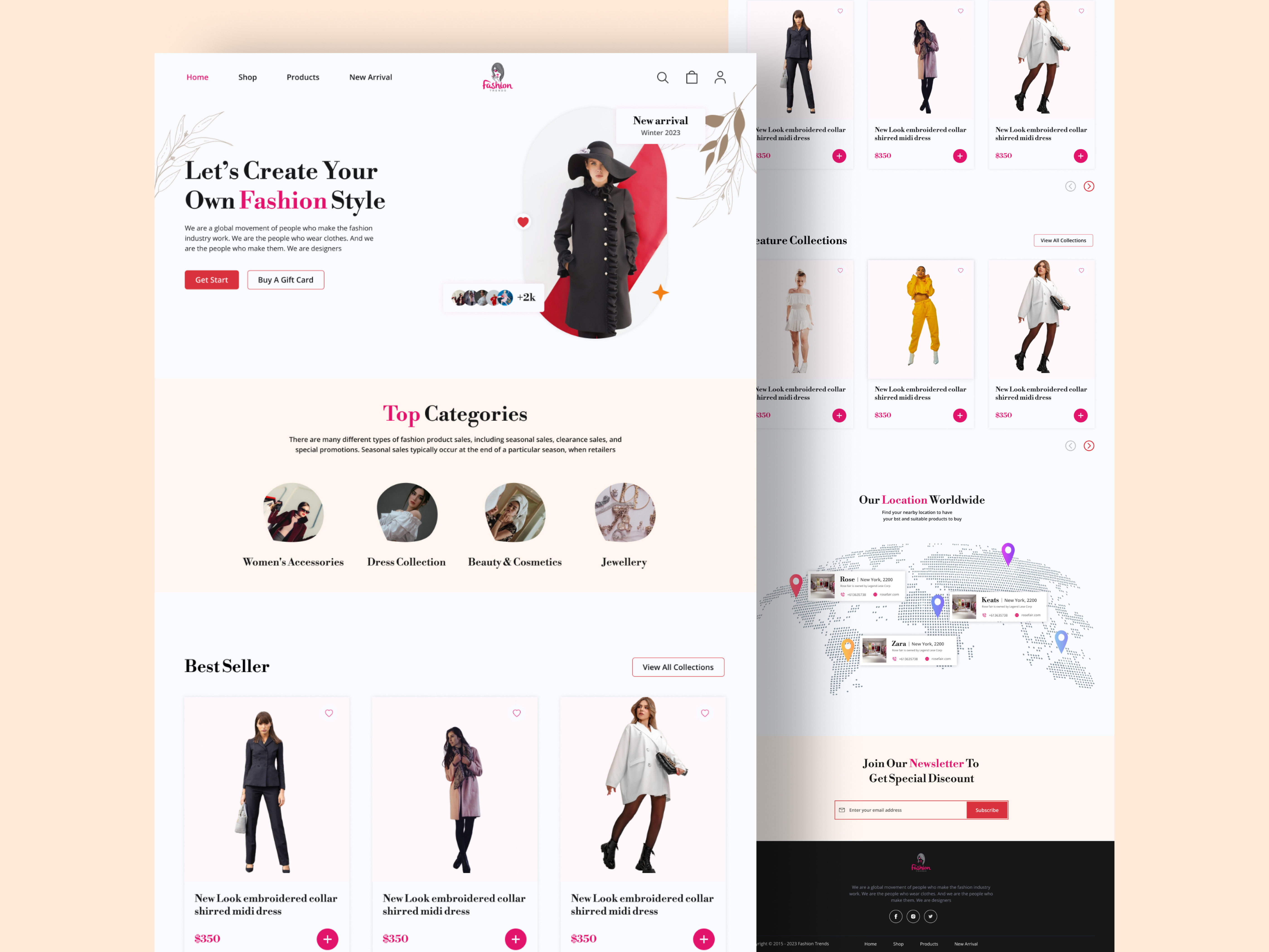 Ecommerce Landing Page Design aplication design ecommerce ecommerce landing home home page homepage landing landing page landingpage ui uiux userinterface ux website