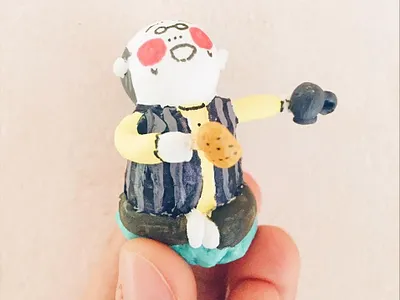 Daikichi art clay design illustration sculpted