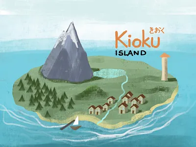 Cover art for a Japanese learning game art game design graphicdesign illustration procreate