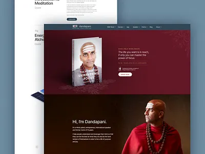 Dandapani business business coach coach coaches concentration course educational focus hindu india learning life coach mindet motivation priest shiva speaker speaking spiritual website design