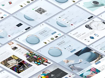 Luxury goods shopping mall design plan shopping app ui