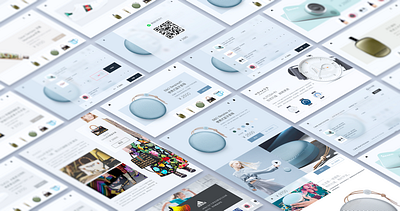 Luxury goods shopping mall design plan shopping app ui