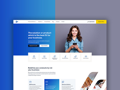 Microchannel corporate web Re-Design corporate website sri lanka ui ux webdesign