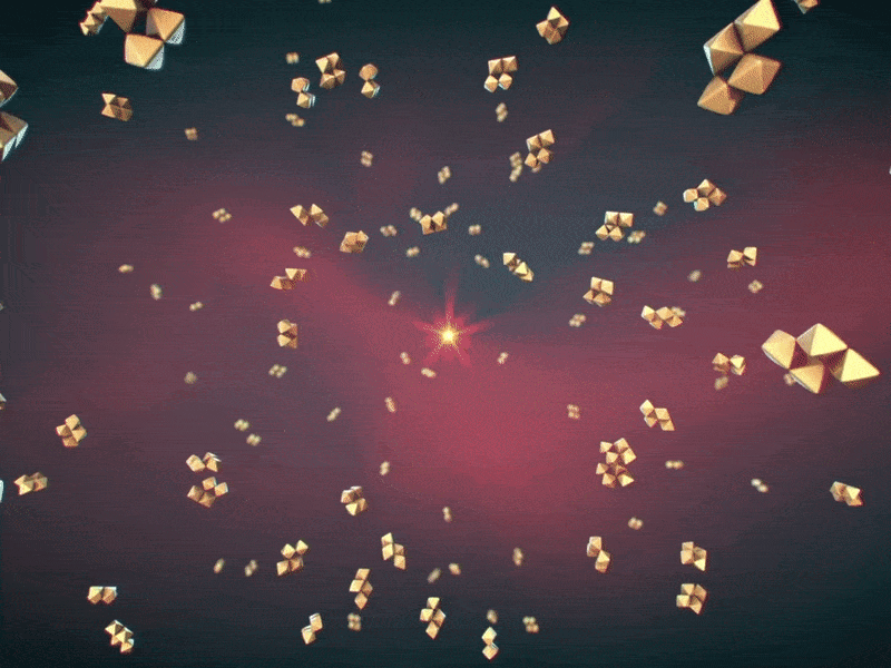 Nanoparticles Visualized 3d 3d animation animation art direction art direction design design nano nanoparticles particles science