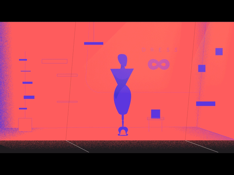 Time Travel 2d animation smooth transition warp