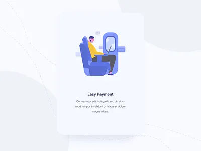Payment Card Illustration banner branding card character design clean flat illustration flat ui illustration minimal payment vector