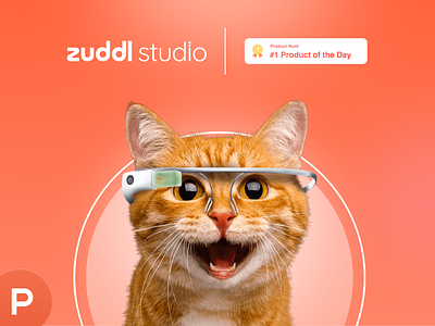 Zuddl Studio - Product Hunt Launch Campaign campaign cat event graphic design gtm launch pop up product product hunt producthunt social media ui website