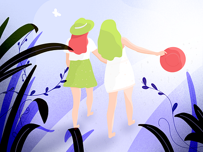 love charachter design drawing girl illustration illustrator loveislove procreate procreate app summer women in illustration