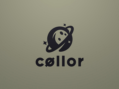 cøllor dmitry krino logotype moon planet planetary saturn space start