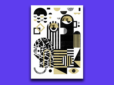 Posters serie abstact branding graphicdesign illustration poster