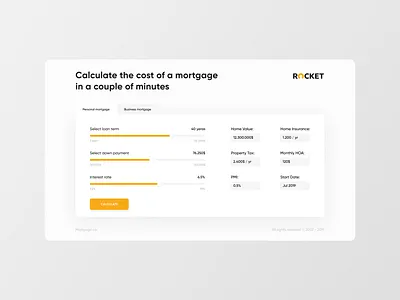 Mortgage Calculator design ui ui ux design ux ux ui web website