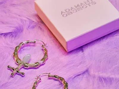 Adamant Objects Packaging branding design foil stamp foiling graphic design logo packaging packaging design packagingpro typogaphy typography typography design typography logo wordmark wordmark logo