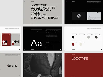 FBRK Brand Guide brand brand guide brand identity branding business card color palette coworking logo logo mark logotype styleguide typography
