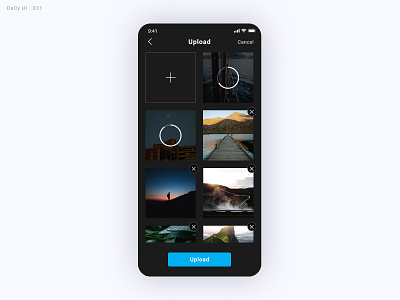 Daily UI Challenge #031 - File Upload 031 daily ui dailyui photo ui upload