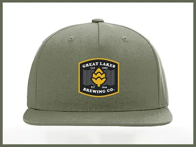 GLBC Rejected Hat Design apparel beer branding design glbc hat minimal patch rejected typography