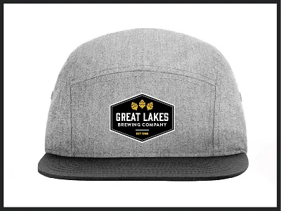 GLBC Rejected Hat Design apparel beer branding design glbc hat minimal patch rejected typography
