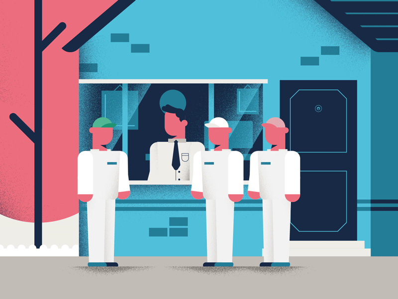 Nordpanel - Ciao animated gif ciao gif illustration loop motion design motion graphics people