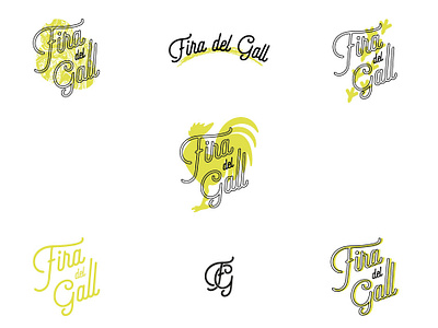 Fira del Gall - All logos brand brand design brand identity branding branding design chicken logo logodesign logos logotype mark monogram monogram logo rooster rooster logo yell